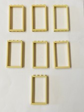 LEGO 60596 Light Sand Beige Tan Brown Door Frames X 7
