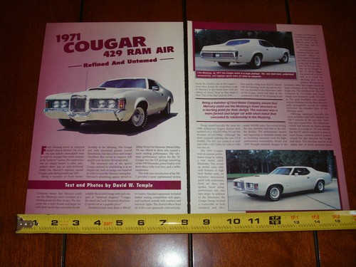 1971 mercury cougar 429 - mercury, ram