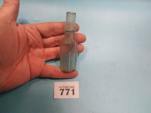 Unusual antique glass bottle - antique,