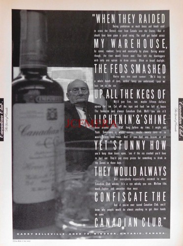 Canadian club rye whisky - club,