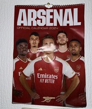 Arsenal - Official Calendar 2024 - Used