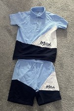 Mitch Boys Polo Tshirt And Shorts Set Age 10-11 Years