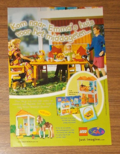 Rare advertising lego - lego, scala
