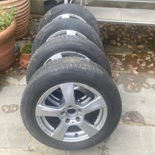 MERCEDES E CLASS 4 ALLOY WHEELS WITH Winter TYRES 225/55 R16