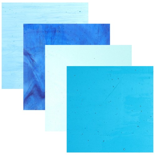 Broken glass pieces - glass,