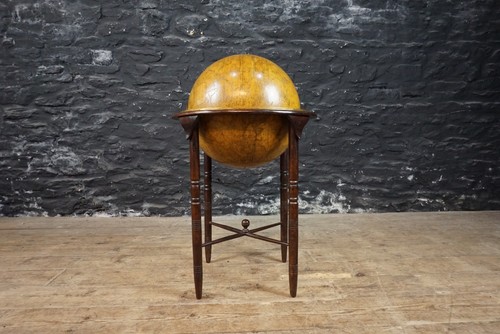 Large antique library globe - large,