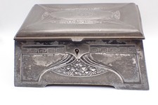 Arts & Crafts Trinket Box Nouveau Jugendstil Jewellery F.W Quist German Antique