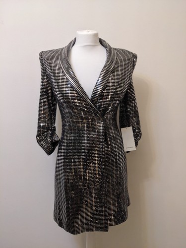 Zara new metallic silver - new,