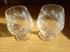 2 x vintage Lead Crystal/ cut