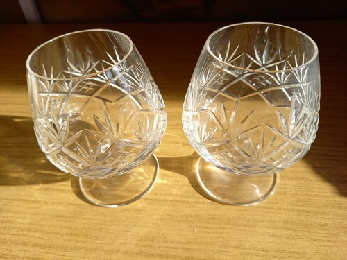 Vintage lead crystal cut - x,