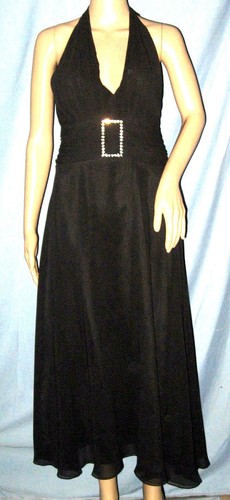 Black donna morgan dress - m,