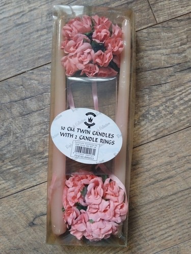 Vintage twin candle and - vintage,