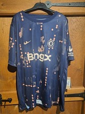 Chelsea 2024/25 Navy Pre Match Shirt Nike Drifit Slim Fit - Size XXL - BNWT