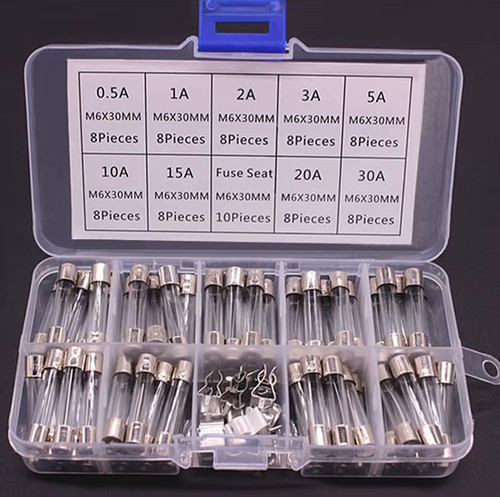 100pcs car glass tube fuse - tube,