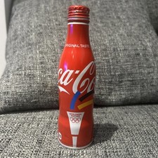 Japan Olympics Coca Cola metal Bottle  Worldwide Partners Unique empty bottle 