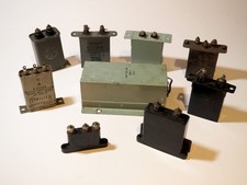 Vintage Oil Capacitors Job Lot Various, Dubilier, Tech, TCC, 0.5, 1, 2, 3, .0001