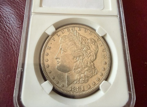 1881 morgan silver - s,