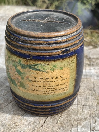 Antique wooden georgian barrel - antique,