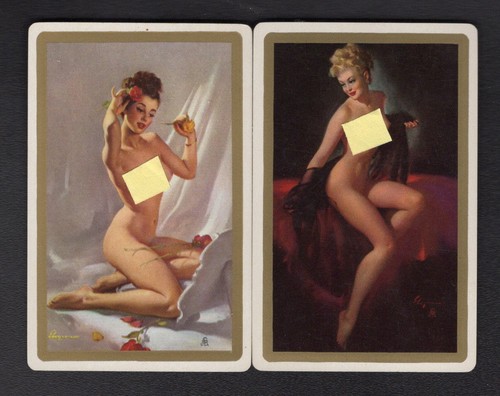 Vintage swap playing - cards,