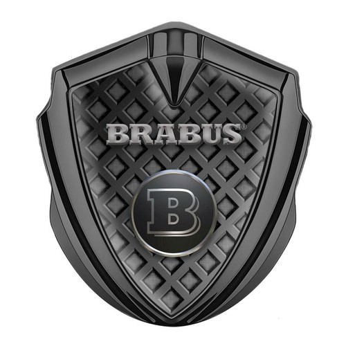 Brabus metal emblem - 3d, badge