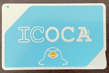 New Icoca Prepaid Transportation IC card Suica Platypus JR West 7500￥ PreCharged