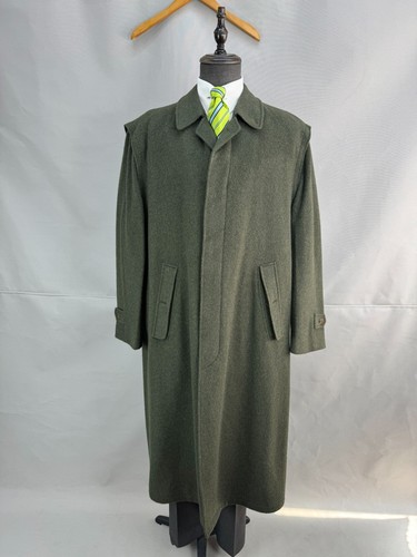 Vintage long coat wool alpaca - wool,