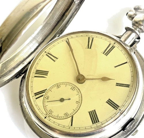 Silver pair cased fusee - pair, pocket