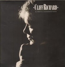 Cliff Richard Always Guaranteed LP vinyl UK Emi 1987 sticker mark on front