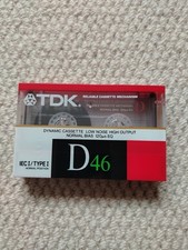 Tdk d46 cassette tape - tdk,