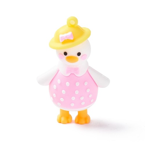 Duck charms white - duck,