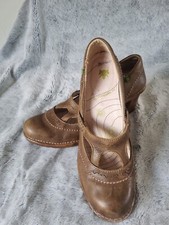 El Naturalista Light Brown Woman's Mary Janes Shoe's 100%leather  Uk 8 Comfort 