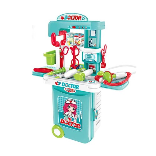 Medical trolley doctor - doctor, set