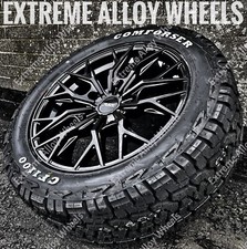 18" Black Gtx Alloy Wheels Fit