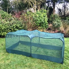 Fruit Cage Plant Protection Tent with Zipped Door Tear-resistant Mesh Cover 2X1M