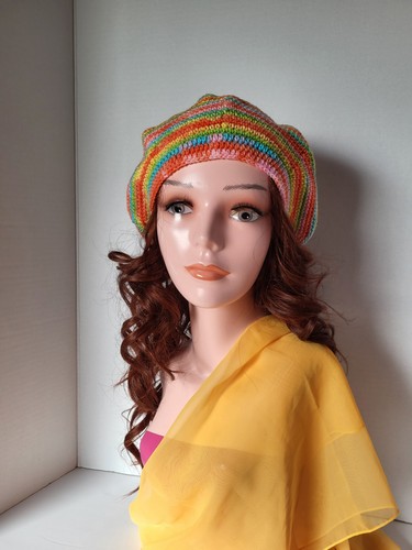Handmade crochet beret - handmade,