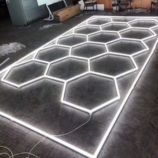 14 Hexagon LED Lighting Detail