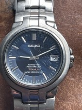 Seiko titanium kinetic mens - titanium,