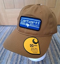 Carhartt Force Texas Canvas Patch Cap. Brown. Baseball Cap. One Size. #AH5399-M