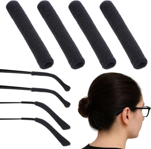 Pair glasses ear cushions - glasses,