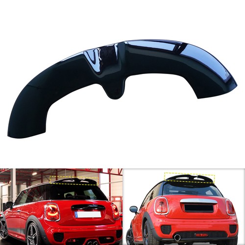 Gloss black rear trunk - black, roof
