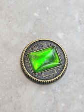 Legacy GREEN ZEO CRYSTAL Coin-Weathered Made for Bandai Legacy Morpher Cosplay