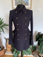 Zara navy blue wool - navy,