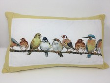 New 12" X 21" Laura Ashley Garden Birds - Border Austen Sunshine Cushion Cover -