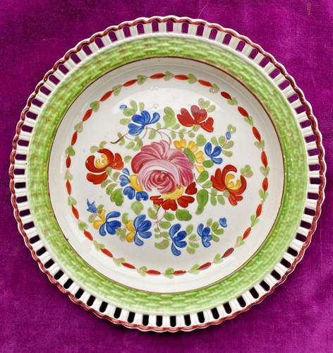 Antique creamware hand - creamware,