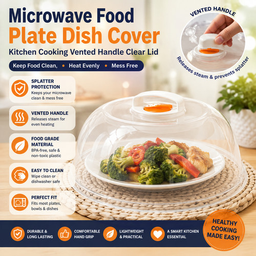 Microwave food plate dish - microwave,