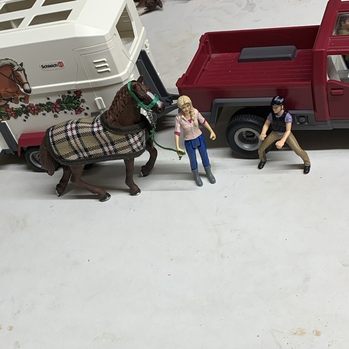 Schleich horse trailer with - schleich,