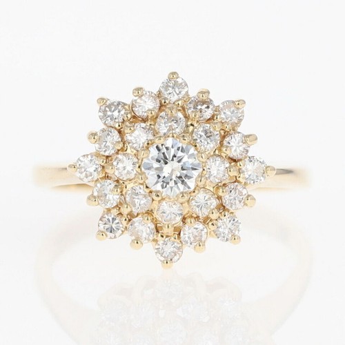 Round diamond cluster - ct,