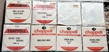 Chappell Recorded Music Library Index Series Collection Of 8 LPs