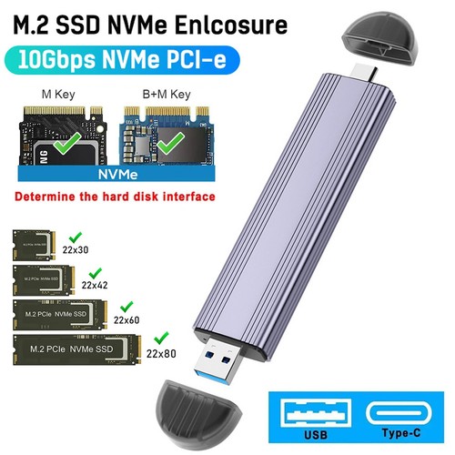 Nvme case ssd usb - ssd, to