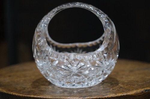 Vintage lead crystal clear cut - lead,